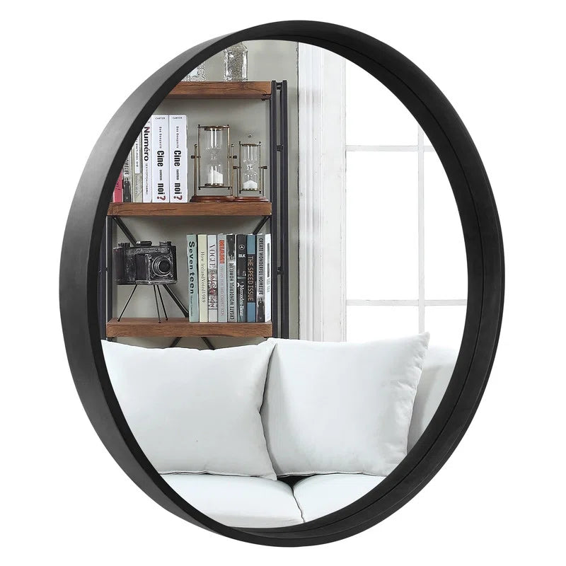 Miroir Rond en Bois pour une Décoration Unique - Rania