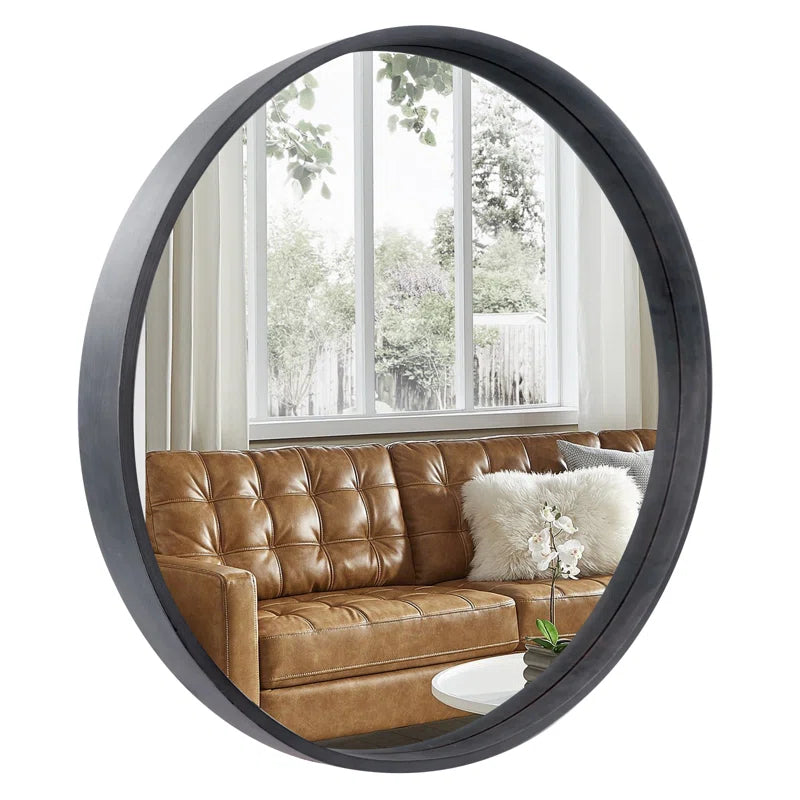 Miroir Rond en Bois pour une Décoration Unique - Rania