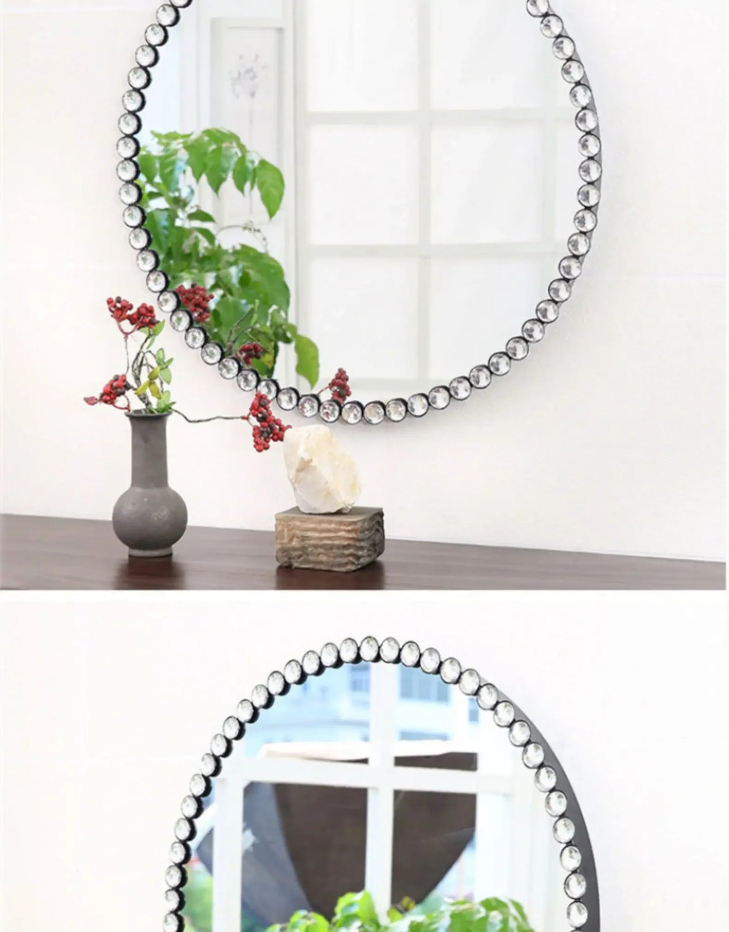 Bathroom Decorative Wall Mirrors Aesthetic Room Shower Shaving Large Makeup Mirror Bedroom Modern Decor Espejo Joyero Home Decor