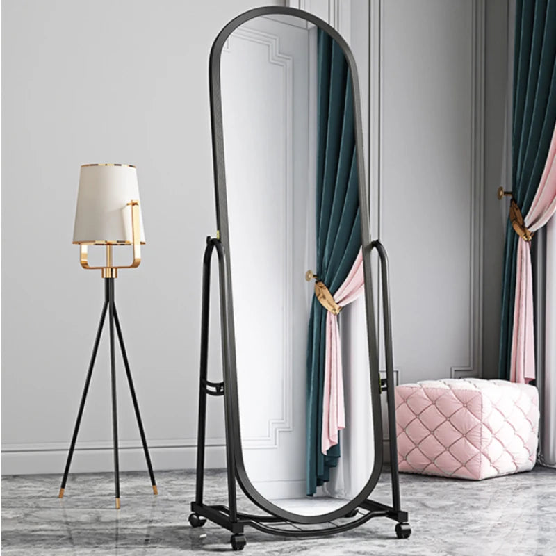 Luxury Korean Bathroom Mirrors Aesthetic Vanity Creative Full Length Makeup Mirror Creative Free Shipping Spiegels Home Decor