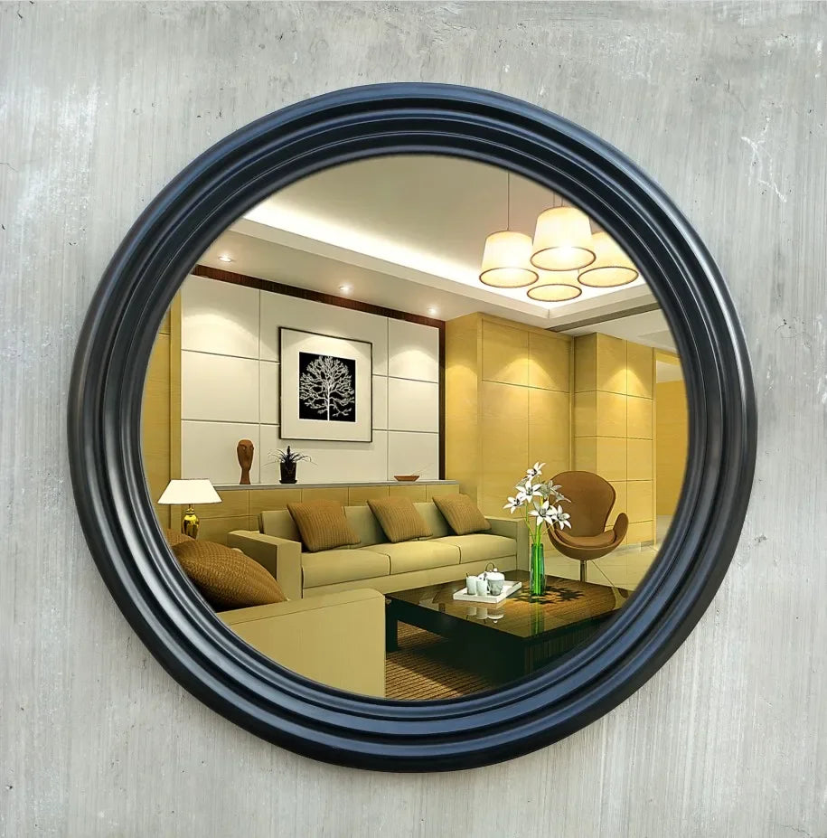 Gold Decorative Wall Mirror Nordic Modern Style Bathroom Decorative Mirror Designer Glass Hairdresser Espejo Aumento Wall Decor