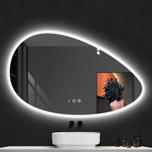 Luxury Large Decorative Mirrors Makeup Light Room Decoration Wall Mirror Art Modern Liquidation House Interior Led Home Decor