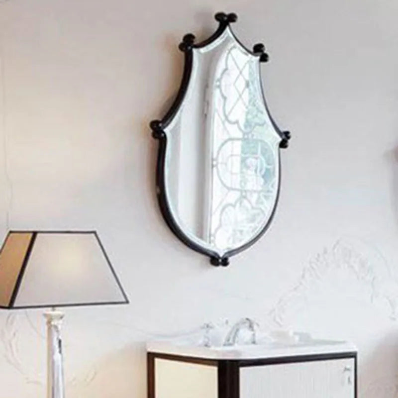 Miroir Mural Style Nordique | Miroir d'Art Design Irrégulier | Miroir Moderne pour Chambre ou Dressing