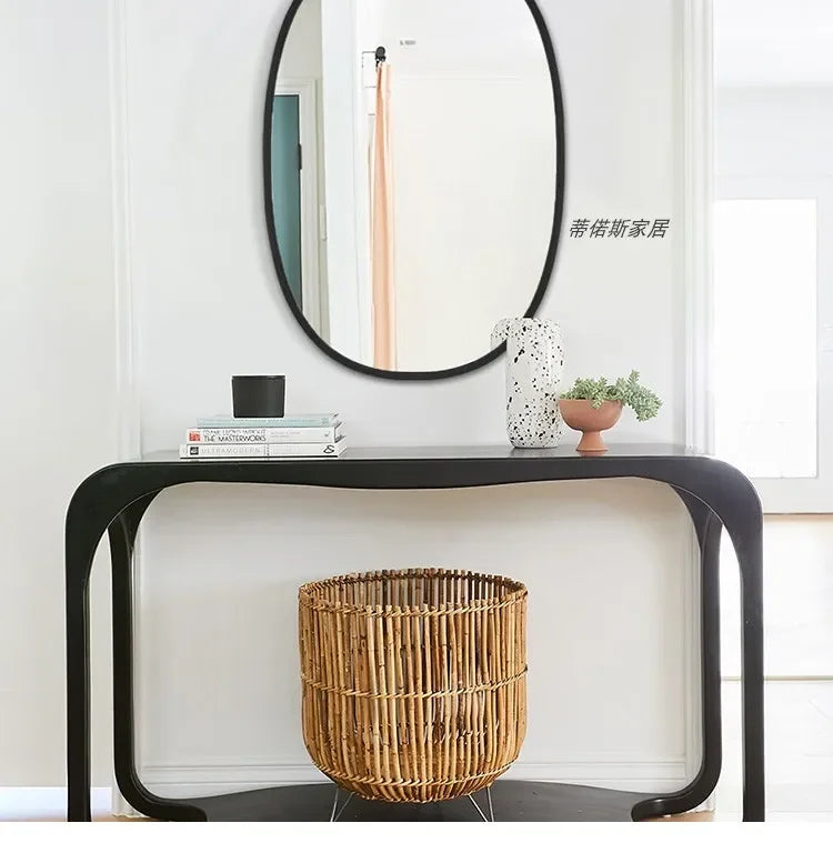 Luxury Irregular Decorative Wall Mirror Nordic Shower Crafts Bathroom Mirrors Modern Makeup Vanity Espejo Con Luz Home Decor