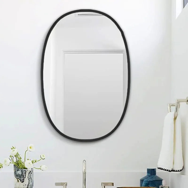 Luxury Irregular Decorative Wall Mirror Nordic Shower Crafts Bathroom Mirrors Modern Makeup Vanity Espejo Con Luz Home Decor