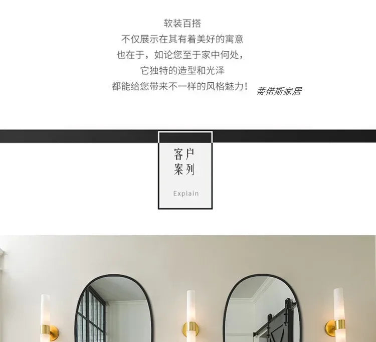 Luxury Irregular Decorative Wall Mirror Nordic Shower Crafts Bathroom Mirrors Modern Makeup Vanity Espejo Con Luz Home Decor