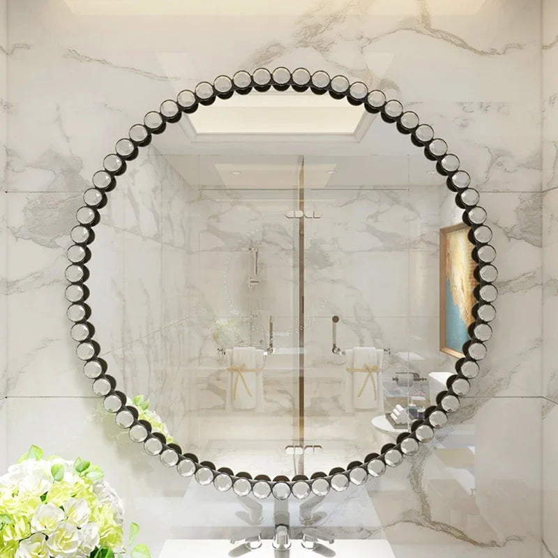 Bathroom Decorative Wall Mirrors Aesthetic Room Shower Shaving Large Makeup Mirror Bedroom Modern Decor Espejo Joyero Home Decor