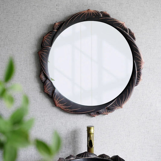 Dressing Design Mirror Bathroom Vintage Mirror Wall Mount Macrame Creative Modern Dekoracyjne Lustra Room Decor Aesthetic