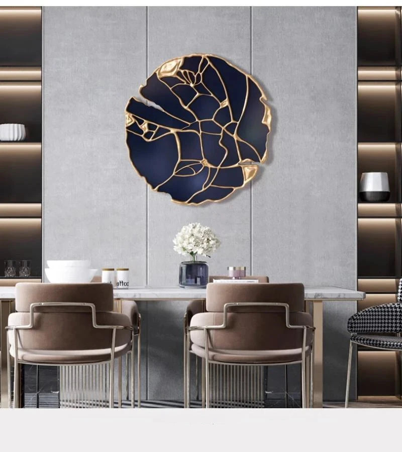 Miroir Mural Rond pour Salon | Miroir de Taille Complète au Design Esthétique