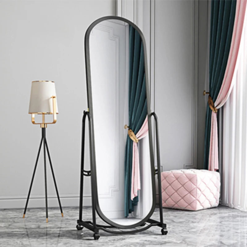 Luxury Korean Bathroom Mirrors Aesthetic Vanity Creative Full Length Makeup Mirror Creative Free Shipping Spiegels Home Decor