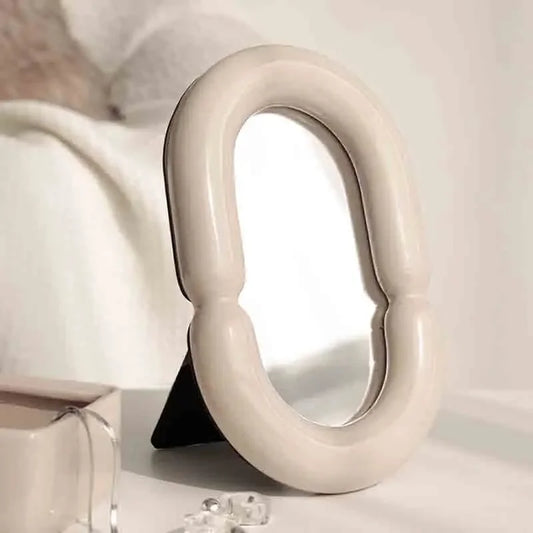 Miroirs Esthétiques Nordiques Debout pour Maquillage - Design Minimaliste